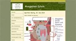 Desktop Screenshot of mueggelsee-grundschule.de